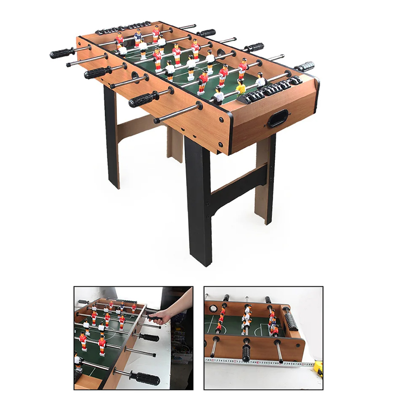 4-i-1 flerspillbord med bordfotball, airhockey, bordtennis og basseng