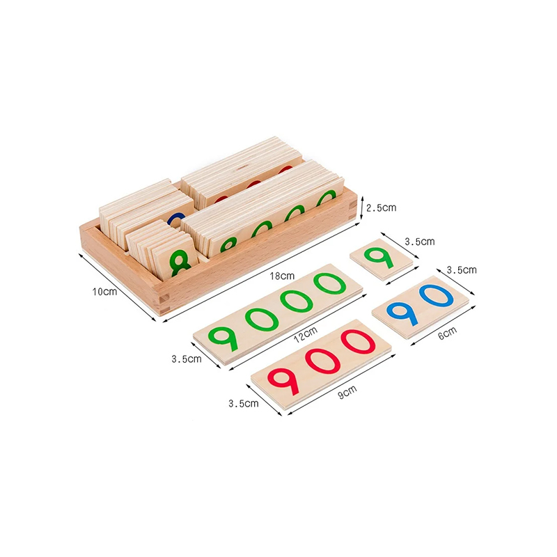 Montessori Numeracy Modulært tresett