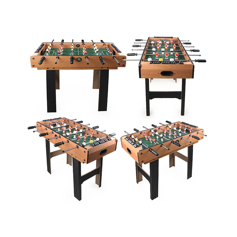 4-i-1 flerspillbord med bordfotball, airhockey, bordtennis og basseng