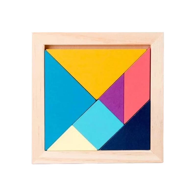 Montessori ColorWood Tangram sett