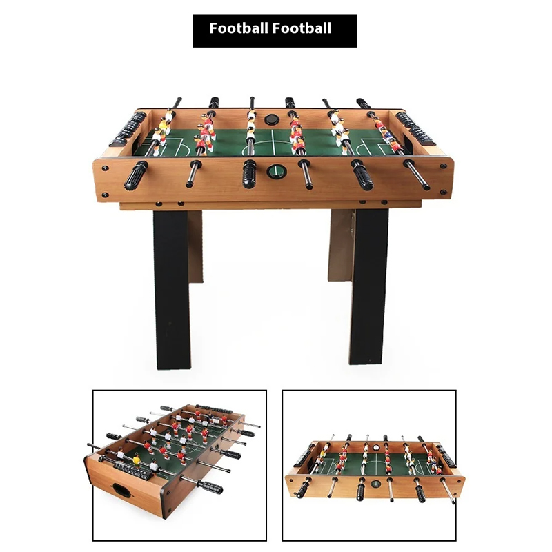 4-i-1 flerspillbord med bordfotball, airhockey, bordtennis og basseng