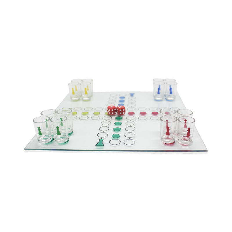 Crystal Ludo drikkespillsett
