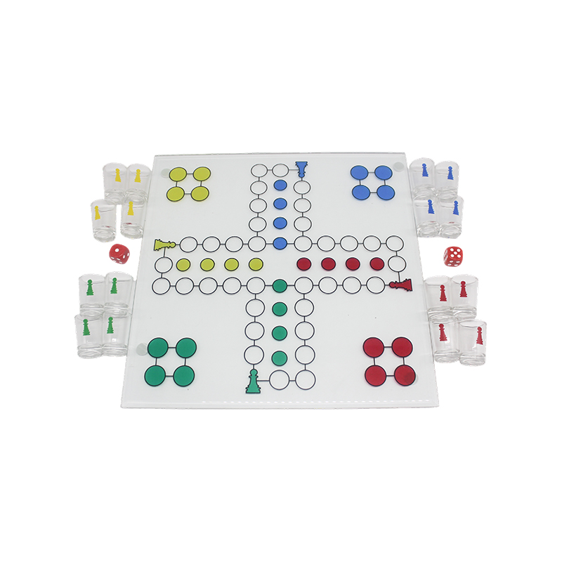 Crystal Ludo drikkespillsett