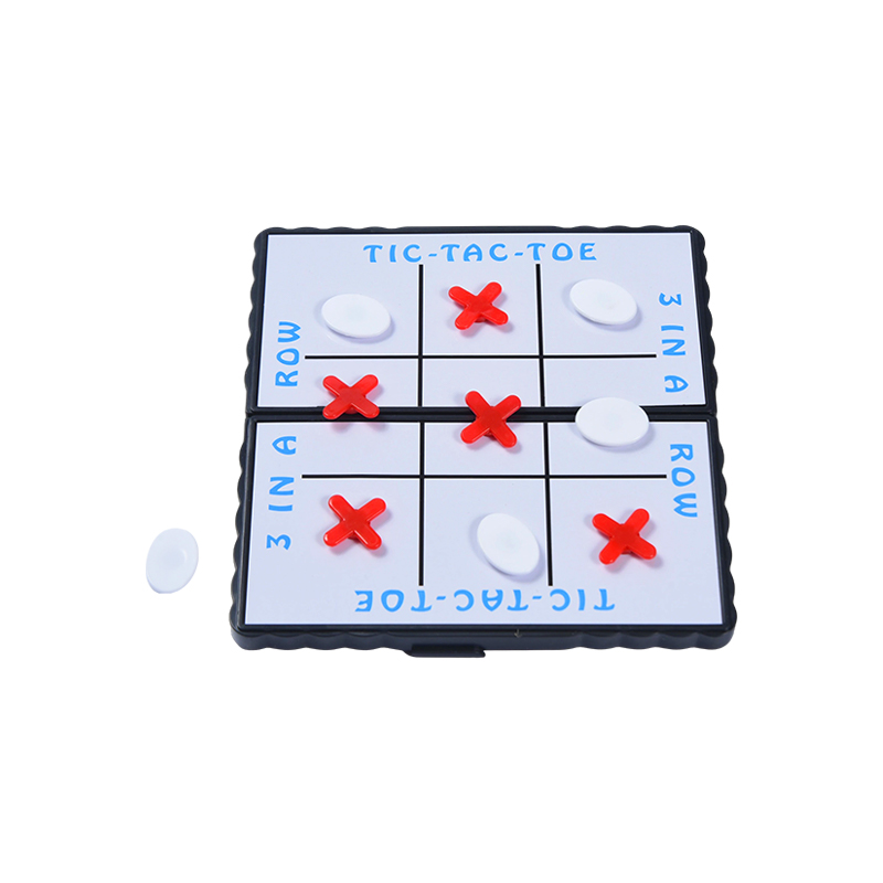 Magnetisk sammenleggbar Tic-Tac-Toe Game - Compact Travel Edition