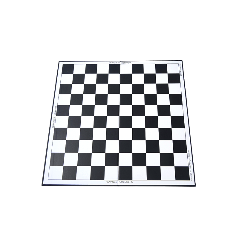 Klassisk svart og hvit rutete brett Advance Checkers