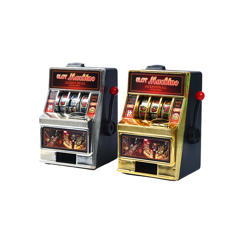 Klassisk minispilleautomat Toy – Silver & Gold Dual Pack