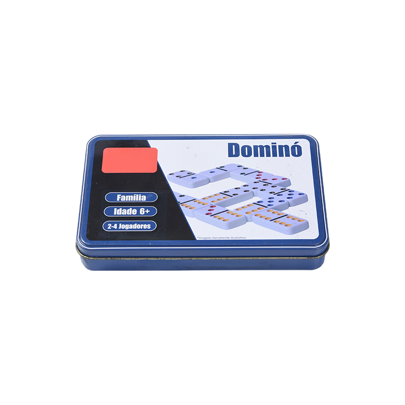 Portable Iron Case Edition - Taktil kjedereaksjon Domino Kit