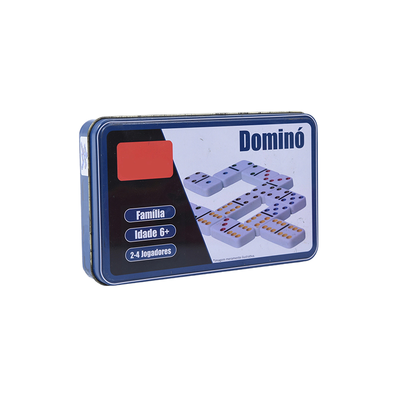 Portable Iron Case Edition - Taktil kjedereaksjon Domino Kit