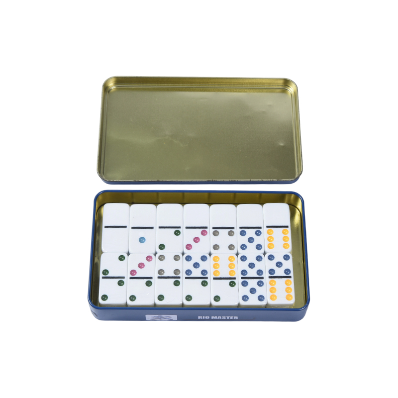 Portable Iron Case Edition - Taktil kjedereaksjon Domino Kit