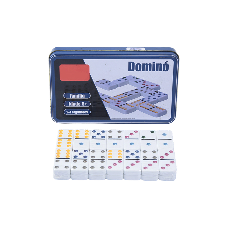 Portable Iron Case Edition - Taktil kjedereaksjon Domino Kit