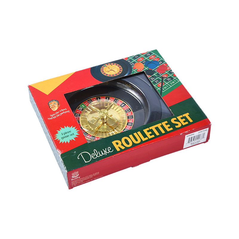 Deluxe rulettsett – 4-delt spillsett i livlig innpakning