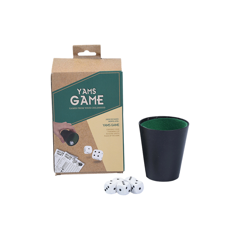 Portable Throw Cup Edition - Vintage YAMS terningspillsett