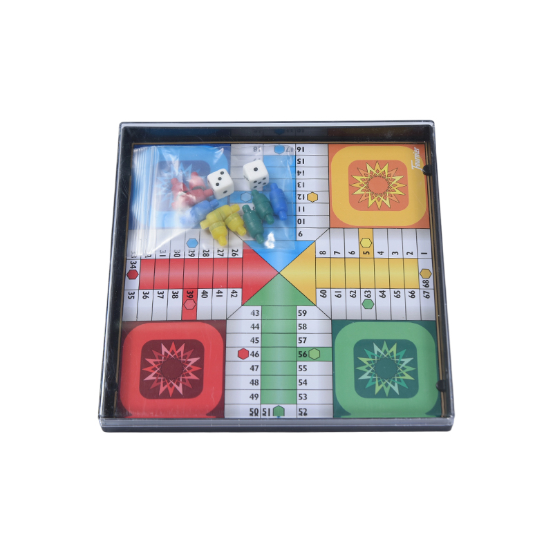 Klar akrylveske Classic Ludo Game
