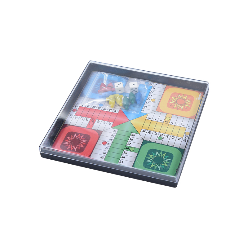 Klar akrylveske Classic Ludo Game