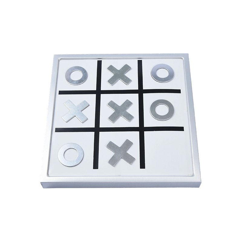Desktop Edition Moderne Metal Tic-Tac-Toe-spill