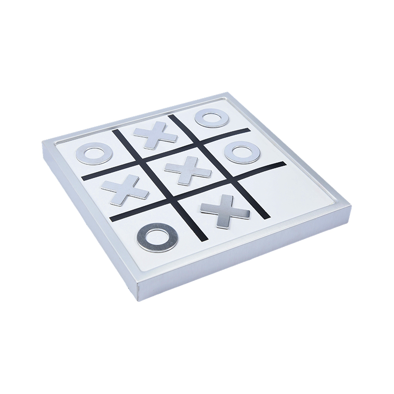 Desktop Edition Moderne Metal Tic-Tac-Toe-spill