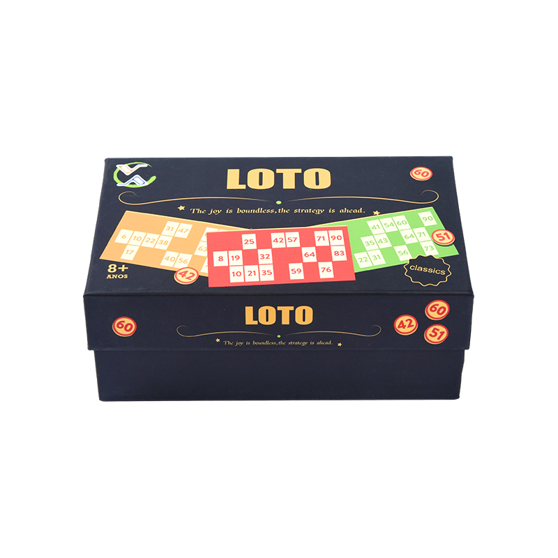 LOTO (Bingo-stil) spillsett – komplett med tokens, kort og oppbevaringsboks