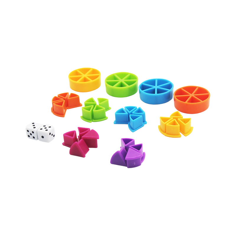 Rainbow Fraction Manipulative Set - Fargekodet læringsverktøy